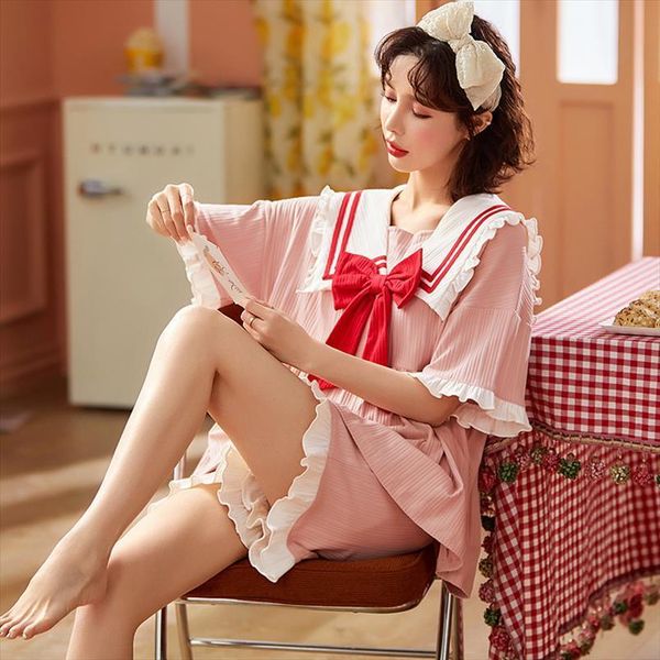 trendy sweet cartoon pajamas sets womens sleepwears spring and summer short sleeve cotton sleepwear cute plus size pijamas female homewear, Black;red
trendy sweet cartoon pajamas sets womens sleepwears spring and summer short sleeve cotton sleepwear cute plus size pijamas female homewear, Black;red