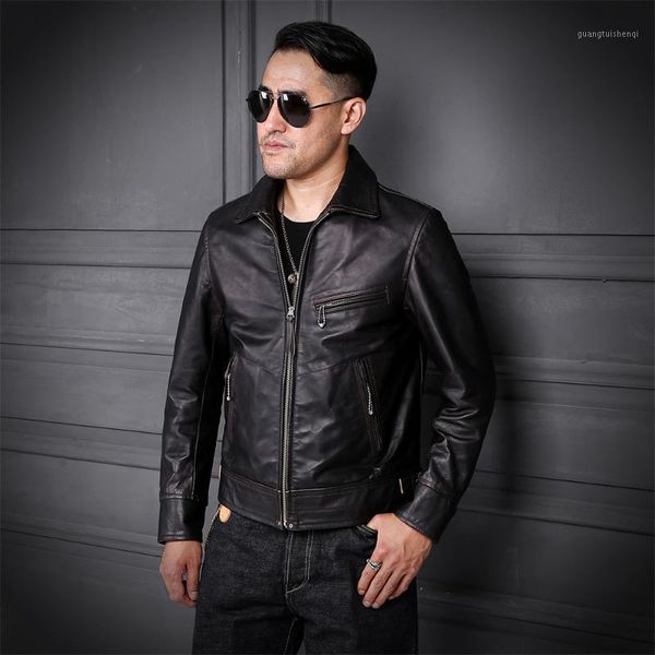 men's leather & faux black 2021 motorccyle style genuine jacket men large size 3xl real natural horsehide spring slim fit short biker c
men's leather & faux black 2021 motorccyle style genuine jacket men large size 3xl real natural horsehide spring slim fit short biker c