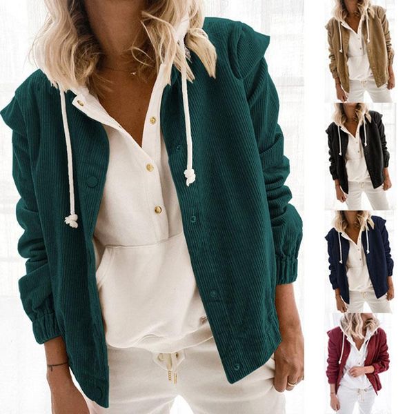 women's jackets spring autumn simplicity solid turn-down collar female jaclets coat fashion casual buttons long sleeve lady corduroy, Black;brown
women's jackets spring autumn simplicity solid turn-down collar female jaclets coat fashion casual buttons long sleeve lady corduroy, Black;brown