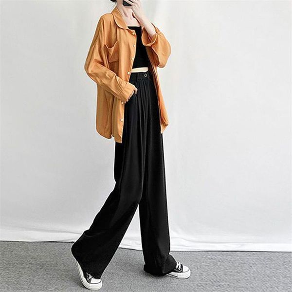 women's pants & capris 2021 women drape solid mopping loose teens pantalon lin femme korean fashion large size chic ulzzang vintage aut, Black;white
women's pants & capris 2021 women drape solid mopping loose teens pantalon lin femme korean fashion large size chic ulzzang vintage aut, Black;white