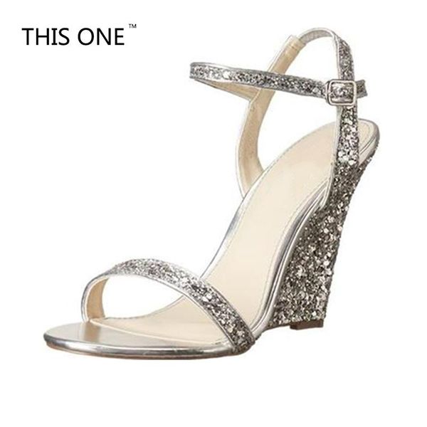 2021summer shoes bling high heels silver sandals for women wedges plus size 10cm buckle strap sequined cloth woman party dress, Black
2021summer shoes bling high heels silver sandals for women wedges plus size 10cm buckle strap sequined cloth woman party dress, Black