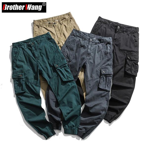 men's pants brother wang 2021 autumn men tie feet casual korean fashion retro overalls cotton trousers male brand, Black
men's pants brother wang 2021 autumn men tie feet casual korean fashion retro overalls cotton trousers male brand, Black