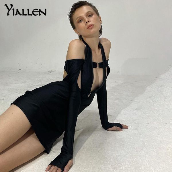 casual dresses yiallen autumn hollow out halter dress women slim backless v neck long sleeve fashion party mini bodycon lady, Black;gray
casual dresses yiallen autumn hollow out halter dress women slim backless v neck long sleeve fashion party mini bodycon lady, Black;gray