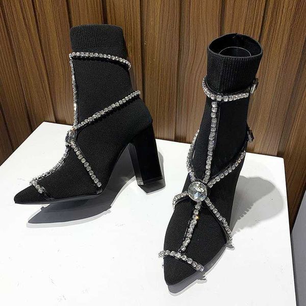 dress shoes boots for women crystal bling fashion high heels shoes ankle booties strass ladies party half casual ryu0, Black
dress shoes boots for women crystal bling fashion high heels shoes ankle booties strass ladies party half casual ryu0, Black