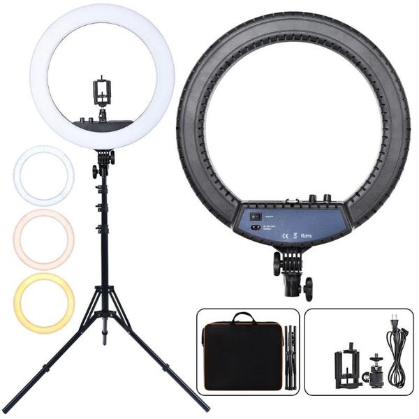 flash heads led ring light 18 inch lamp 55w ringlight pography with tripod stand for phone makeup
flash heads led ring light 18 inch lamp 55w ringlight pography with tripod stand for phone makeup