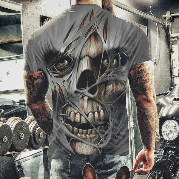 men's t-shirts 2021 summer skull printed t shirt for men casual oversized short sleeve clothes streetwear hip hop 3d printing tees mens, White;black
men's t-shirts 2021 summer skull printed t shirt for men casual oversized short sleeve clothes streetwear hip hop 3d printing tees mens, White;black