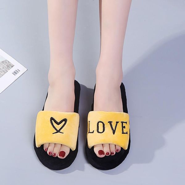 women home slippers winter warm shoes woman slip on flats slides female faux fur casual 36-41, Black
women home slippers winter warm shoes woman slip on flats slides female faux fur casual 36-41, Black