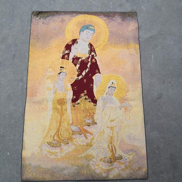 other arts and crafts western three holy buddhas paintings brocade of amitabha avalokitesvara
other arts and crafts western three holy buddhas paintings brocade of amitabha avalokitesvara