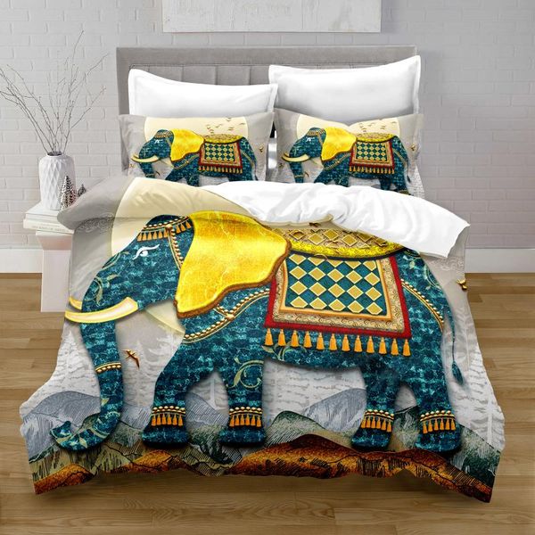 bedding sets home textiles printed elephant quilt cover & pillowcase 2/3pcs us/ae/ue full size set
bedding sets home textiles printed elephant quilt cover & pillowcase 2/3pcs us/ae/ue full size set