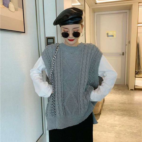 harajuku loose fluorescent green women sweaters korea oversize knit woman sweater vest 2021 winter plus size pullover clothing, Black
harajuku loose fluorescent green women sweaters korea oversize knit woman sweater vest 2021 winter plus size pullover clothing, Black