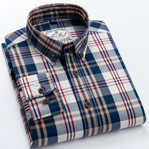 men's casual shirts 1pc england style pocketless plaid shirt button-down soft 100% cotton long sleeve standard-fit, White;black
men's casual shirts 1pc england style pocketless plaid shirt button-down soft 100% cotton long sleeve standard-fit, White;black