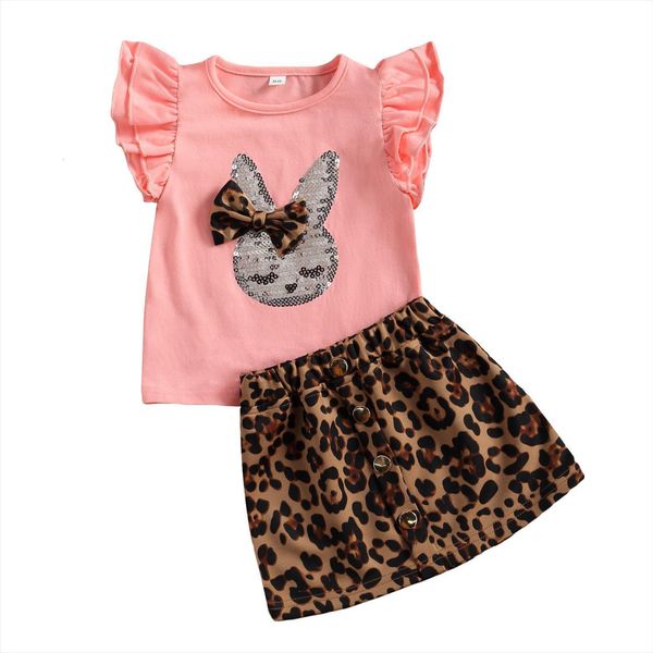 summer easter newborn baby girls outfits cartoon rabbit pattern fly sleeve leopard print skirt set, White
summer easter newborn baby girls outfits cartoon rabbit pattern fly sleeve leopard print skirt set, White