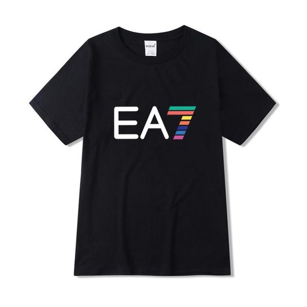 men's t-shirts shirt cotton t-shirt summer fashion european size brand printed, White;black 
men's t-shirts shirt cotton t-shirt summer fashion european size brand printed, White;black