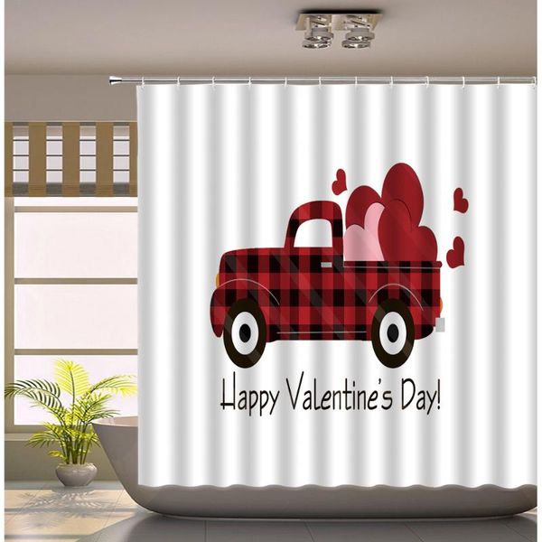 shower curtains happy valentine's day curtain black and red plaid truck heart printing bathroom room decor hook
shower curtains happy valentine's day curtain black and red plaid truck heart printing bathroom room decor hook