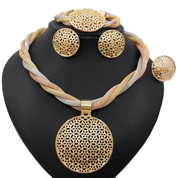 earrings & necklace yulaili wholesale bridal gift nigerian wedding african beads jewelry sets woman fashion bracelet ring jewelery, Silver
earrings & necklace yulaili wholesale bridal gift nigerian wedding african beads jewelry sets woman fashion bracelet ring jewelery, Silver