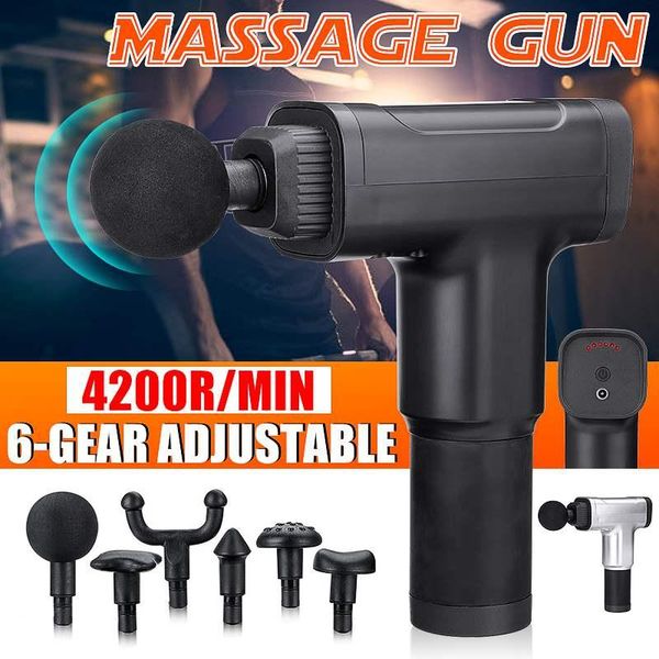 massage gun 4600r/min therapy guns 6 gears muscle massager pain sport machine relax body slimming relief heads 2000mah
massage gun 4600r/min therapy guns 6 gears muscle massager pain sport machine relax body slimming relief heads 2000mah