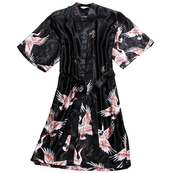 women's sleepwear bride bridesmaid black robe cranes pattern with glitter for wedding party getting ready, knee-length, Black;red
women's sleepwear bride bridesmaid black robe cranes pattern with glitter for wedding party getting ready, knee-length, Black;red