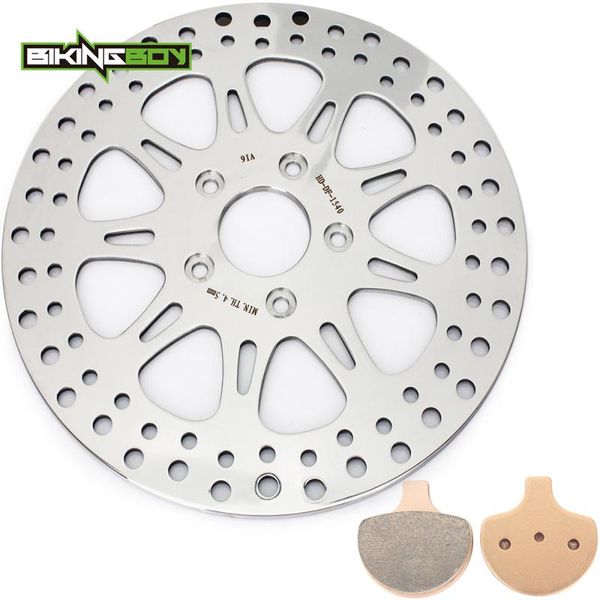 motorcycle brakes bikingboy front brake disk disc rotor pads sportster xlh fxlr low rider custom flst heritage flstf fat boy springer 89 90
motorcycle brakes bikingboy front brake disk disc rotor pads sportster xlh fxlr low rider custom flst heritage flstf fat boy springer 89 90