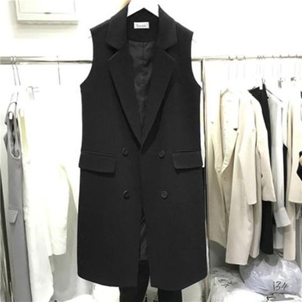 women's vests plus size classic black vest women elegant suit spring autumn sleeveless jackets outerwear office lady slim waistcoat y32, Black;white
women's vests plus size classic black vest women elegant suit spring autumn sleeveless jackets outerwear office lady slim waistcoat y32, Black;white