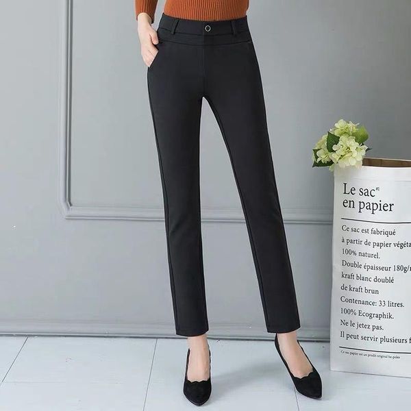 women's pants & capris black suit spring autumn casual stretch high waist trousers pantalon office lady straight large size, Black;white
women's pants & capris black suit spring autumn casual stretch high waist trousers pantalon office lady straight large size, Black;white