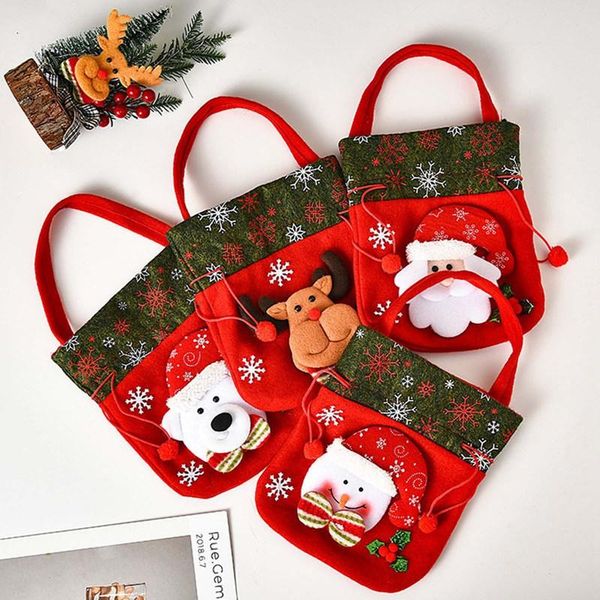 candy gift bags cute plush santa claus snowman print shoulder party handbag drawstring christmas storage package
candy gift bags cute plush santa claus snowman print shoulder party handbag drawstring christmas storage package