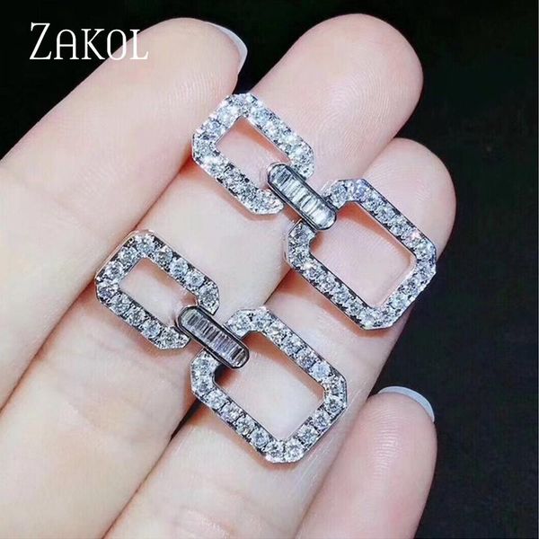 dangle & chandelier zakol geometric rectangle personality earrings female temperament white cubic zirconia cz aretes de mujer modernos 2021, Silver
dangle & chandelier zakol geometric rectangle personality earrings female temperament white cubic zirconia cz aretes de mujer modernos 2021, Silver