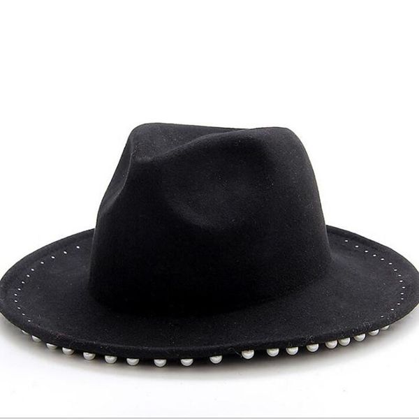 wool fedora hat hawkins felt cap wide brim ladies black feminino pearl women jazz godfather sombreros stingy hats, Blue;gray
wool fedora hat hawkins felt cap wide brim ladies black feminino pearl women jazz godfather sombreros stingy hats, Blue;gray