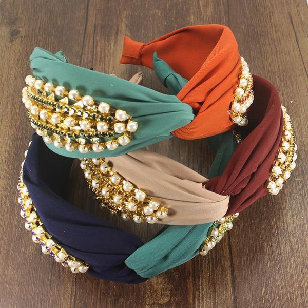 hair clips & barrettes exaggerated fashion accessories wide side headband pearl crystal baroque hairband center cross headwear for women hea, Golden;silver 
hair clips & barrettes exaggerated fashion accessories wide side headband pearl crystal baroque hairband center cross headwear for women hea, Golden;silver