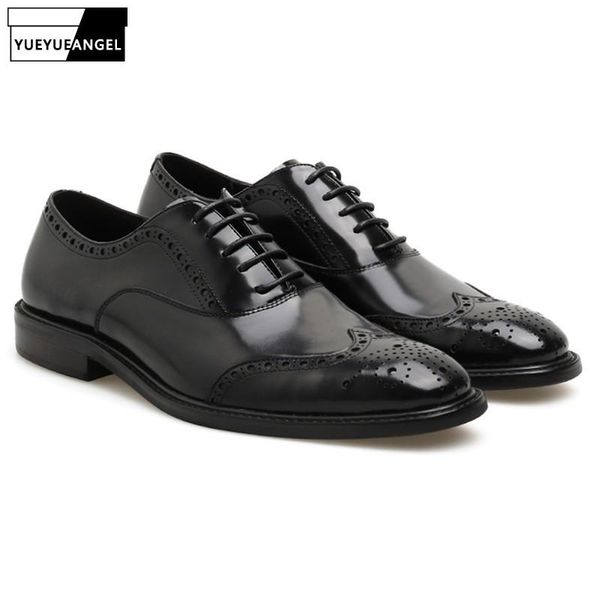 dress shoes mens brogue carved england style casual real leather derby brand lace up business wedding black men
dress shoes mens brogue carved england style casual real leather derby brand lace up business wedding black men
