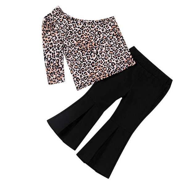 kids clothing sets girls outfits baby clothes children children's wear fashion stiletto leopard print flared trousers b9389, White
kids clothing sets girls outfits baby clothes children children's wear fashion stiletto leopard print flared trousers b9389, White