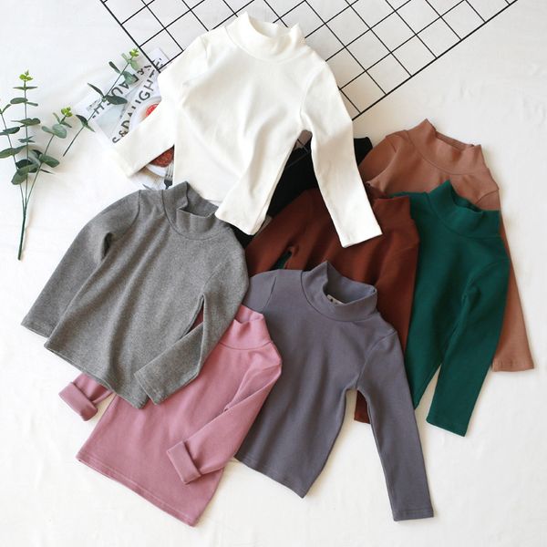 2021 new year toddler girls shirts casual spring new kids long sleeve clothes pure color cotton turtleneck shirts for children, White;black
2021 new year toddler girls shirts casual spring new kids long sleeve clothes pure color cotton turtleneck shirts for children, White;black