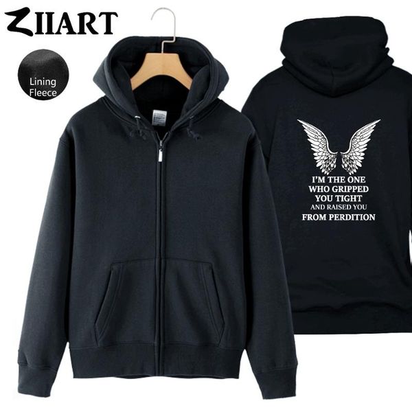 men's jackets angel wing supernatural castiel gripped raised you perdition man boys full zip autumn winter fleece hooded coat ziiart, Black;brown
men's jackets angel wing supernatural castiel gripped raised you perdition man boys full zip autumn winter fleece hooded coat ziiart, Black;brown