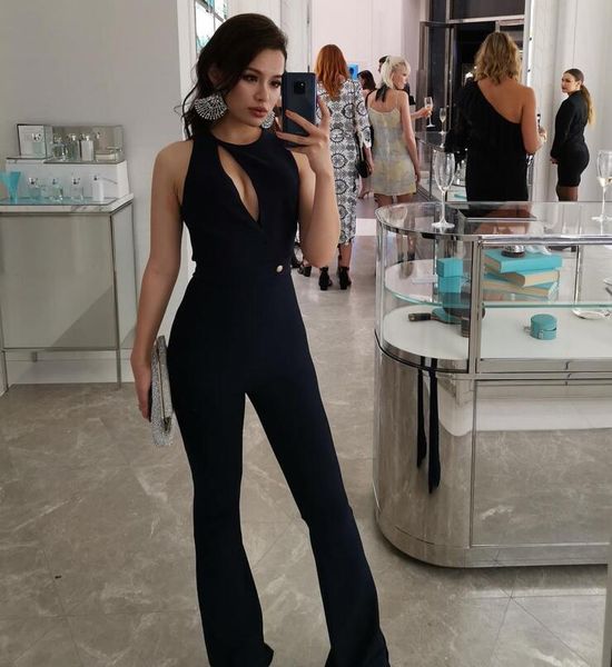 women's jumpsuits & rompers runway bandage jumpsuit for women 2021 summer key hole black bodycon club long, Black;white
women's jumpsuits & rompers runway bandage jumpsuit for women 2021 summer key hole black bodycon club long, Black;white