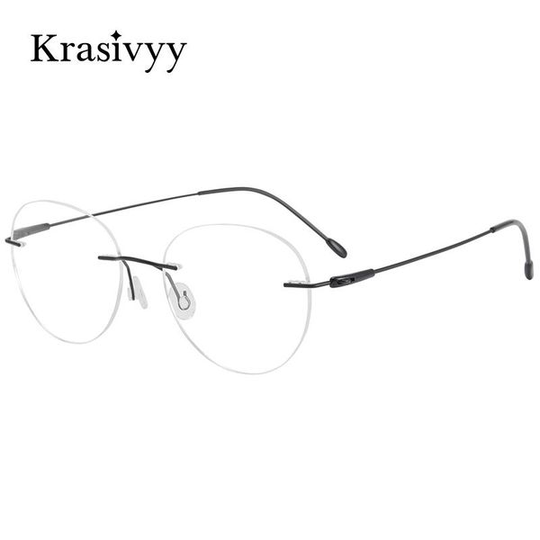 fashion sunglasses frames krasivyy rimless glasses frame women ultralight optical prescription eyeglasses men korean vintage round screwless, Black
fashion sunglasses frames krasivyy rimless glasses frame women ultralight optical prescription eyeglasses men korean vintage round screwless, Black