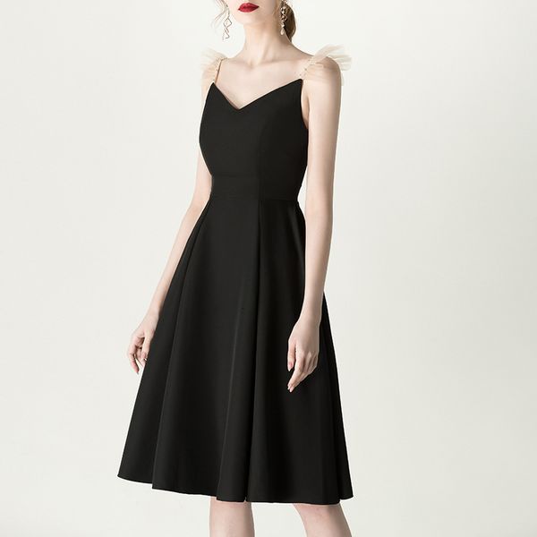 casual dresses spring summer 2021 v neck sleeveless woman slim waist black party elegant spaghetti strap midi vestidos cq39, Black;gray
casual dresses spring summer 2021 v neck sleeveless woman slim waist black party elegant spaghetti strap midi vestidos cq39, Black;gray