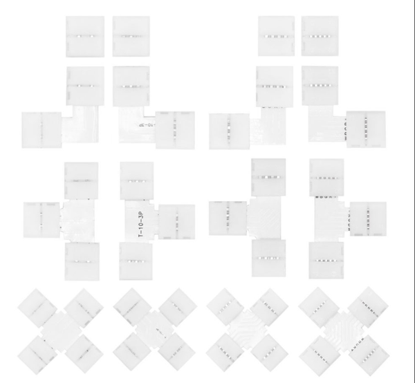 strings 10pcs 2/3/4/5pin 10mm solderless led connector t/l/x shape corner for ws2811 ws2812 3528 rgb strip light
strings 10pcs 2/3/4/5pin 10mm solderless led connector t/l/x shape corner for ws2811 ws2812 3528 rgb strip light