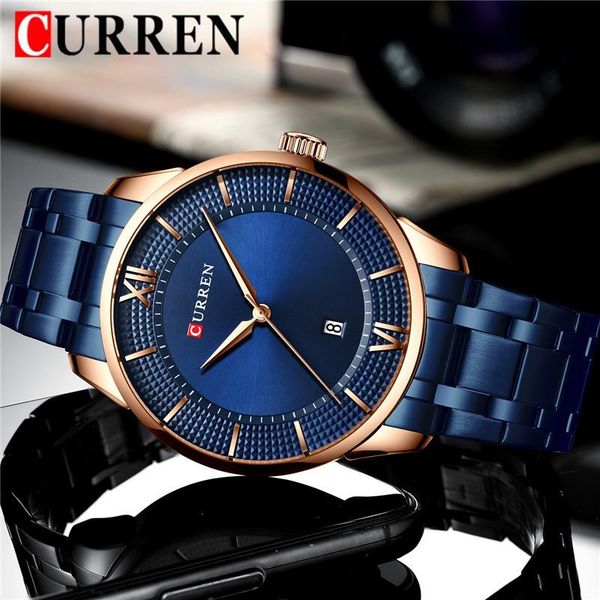 wristwatches curren men watch military army business waterproof male clock stainless steel quartz sport man wristwatch 8356, Slivery;brown
wristwatches curren men watch military army business waterproof male clock stainless steel quartz sport man wristwatch 8356, Slivery;brown