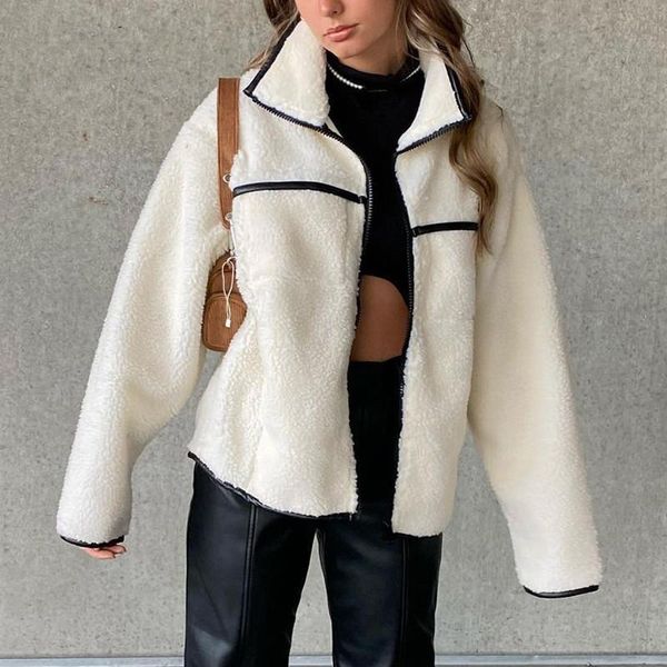 women's fur & faux winter warm teddy coats down quilted women fluffy plush jackets oversized autumn 2021 thick vintage fashion, Black
women's fur & faux winter warm teddy coats down quilted women fluffy plush jackets oversized autumn 2021 thick vintage fashion, Black