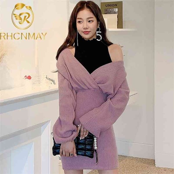 winter fashion temperament casual ladies dress long sleeve slim v-neck knitting short 210520, Black;gray
winter fashion temperament casual ladies dress long sleeve slim v-neck knitting short 210520, Black;gray