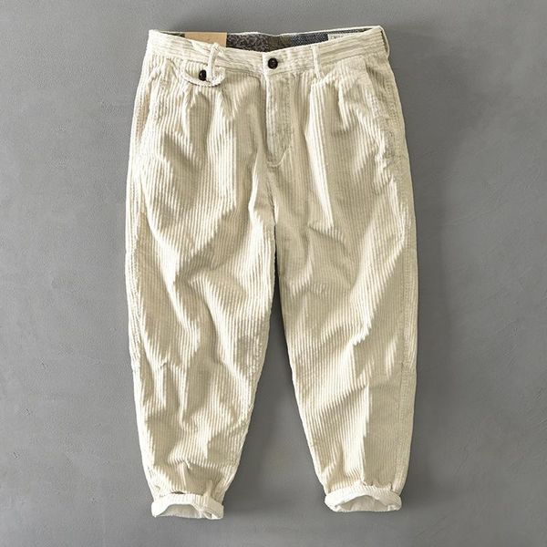 men's pants men harem cotton corduroy casual trousers streetwear black solid color male sweatpants harajuku style ovesized
men's pants men harem cotton corduroy casual trousers streetwear black solid color male sweatpants harajuku style ovesized