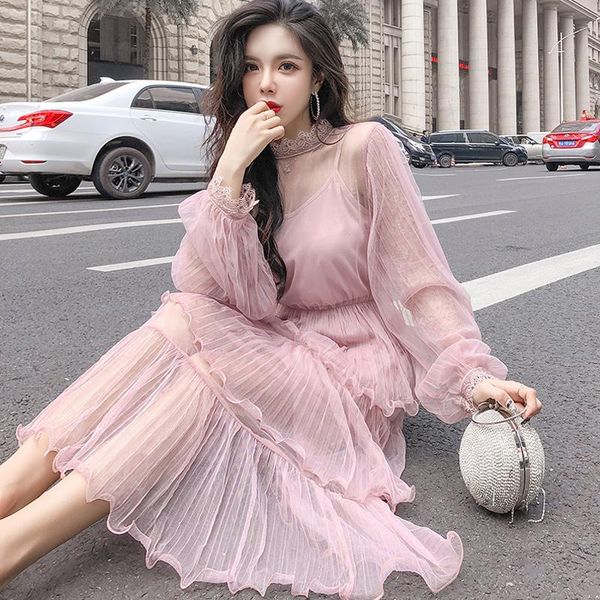 casual dresses elegant dress women autumn vintage fashion solid stand lantern sleeve empire ankle-length ruffles pleated korean long, Black;gray
casual dresses elegant dress women autumn vintage fashion solid stand lantern sleeve empire ankle-length ruffles pleated korean long, Black;gray