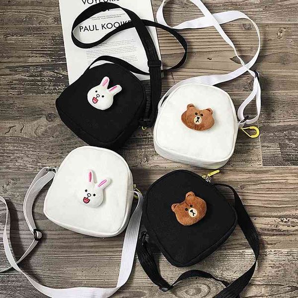 bear cute rabbit cartoon canvas diagonal korean fashion with ultra light one shoulder bag
bear cute rabbit cartoon canvas diagonal korean fashion with ultra light one shoulder bag