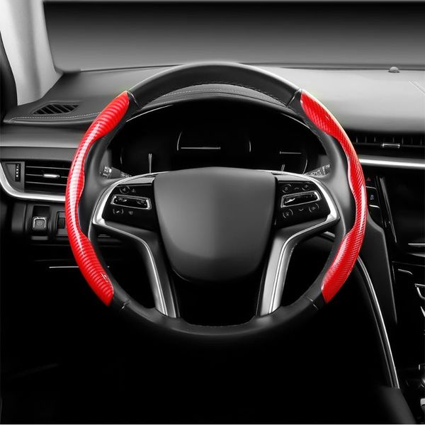 steering wheel covers car cover breathable anti slip pu leather suitable 38cm auto decoration carbon fiber
steering wheel covers car cover breathable anti slip pu leather suitable 38cm auto decoration carbon fiber