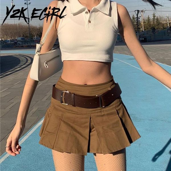 skirts y2k egirl indie aesthetics low waist pleated 90s fashion cute a-line brown skirt vintage streetwear micro bottoms, Black
skirts y2k egirl indie aesthetics low waist pleated 90s fashion cute a-line brown skirt vintage streetwear micro bottoms, Black