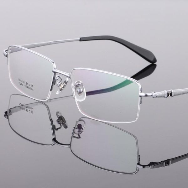 fashion sunglasses frames pure titanium frame plate spectacle men's myopia business high-quality prescription optical 636, Black
fashion sunglasses frames pure titanium frame plate spectacle men's myopia business high-quality prescription optical 636, Black