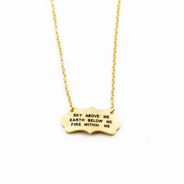 pendant necklaces classic motto statement necklace stainless steel ketting letters women gifts jewelry gold color collier femme, Silver
pendant necklaces classic motto statement necklace stainless steel ketting letters women gifts jewelry gold color collier femme, Silver