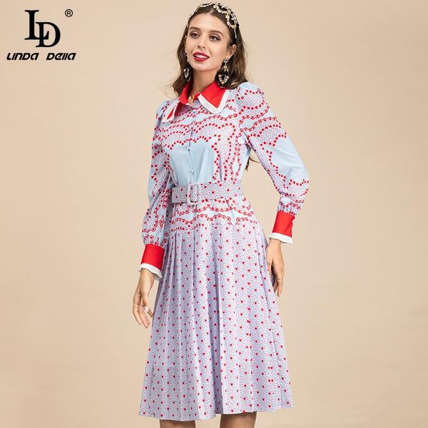 della autumn fashion runway pleated dresses women long sleeve sashes elegant heart-shaped polka dot print midi dress casual, Black;gray
della autumn fashion runway pleated dresses women long sleeve sashes elegant heart-shaped polka dot print midi dress casual, Black;gray