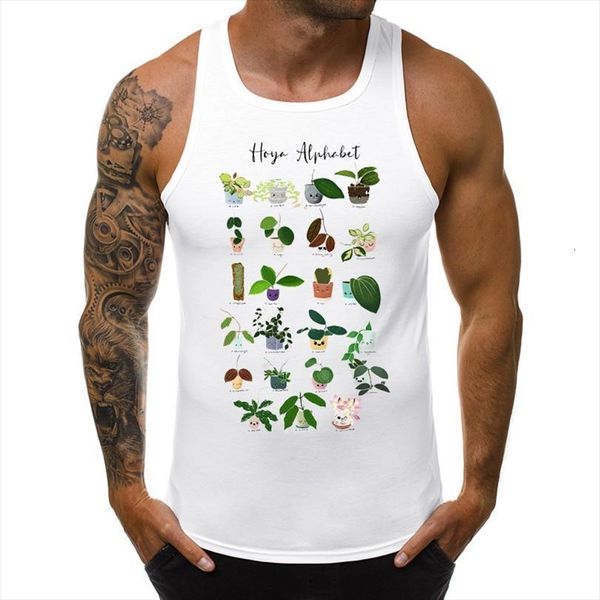 alphabet men tank plants printed sleeveless garment singlet casual clothing fashion cool vest, White;black
alphabet men tank plants printed sleeveless garment singlet casual clothing fashion cool vest, White;black