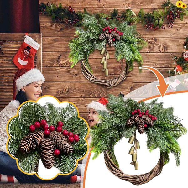 decorative flowers & wreaths christmas wreath boho garlands day home decoration door wall hanging ornaments xmas navidad 2022
decorative flowers & wreaths christmas wreath boho garlands day home decoration door wall hanging ornaments xmas navidad 2022