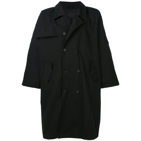 men's trench coats the spring original customized medium and long style windbreaker black ultra-loose double-breasted coat. s-6xl, Tan;black
men's trench coats the spring original customized medium and long style windbreaker black ultra-loose double-breasted coat. s-6xl, Tan;black